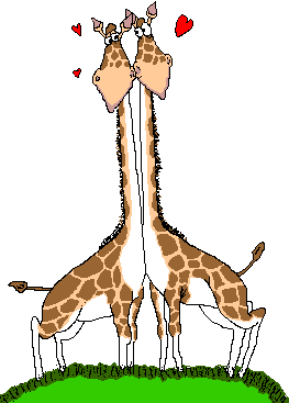 Lustige Giraffe